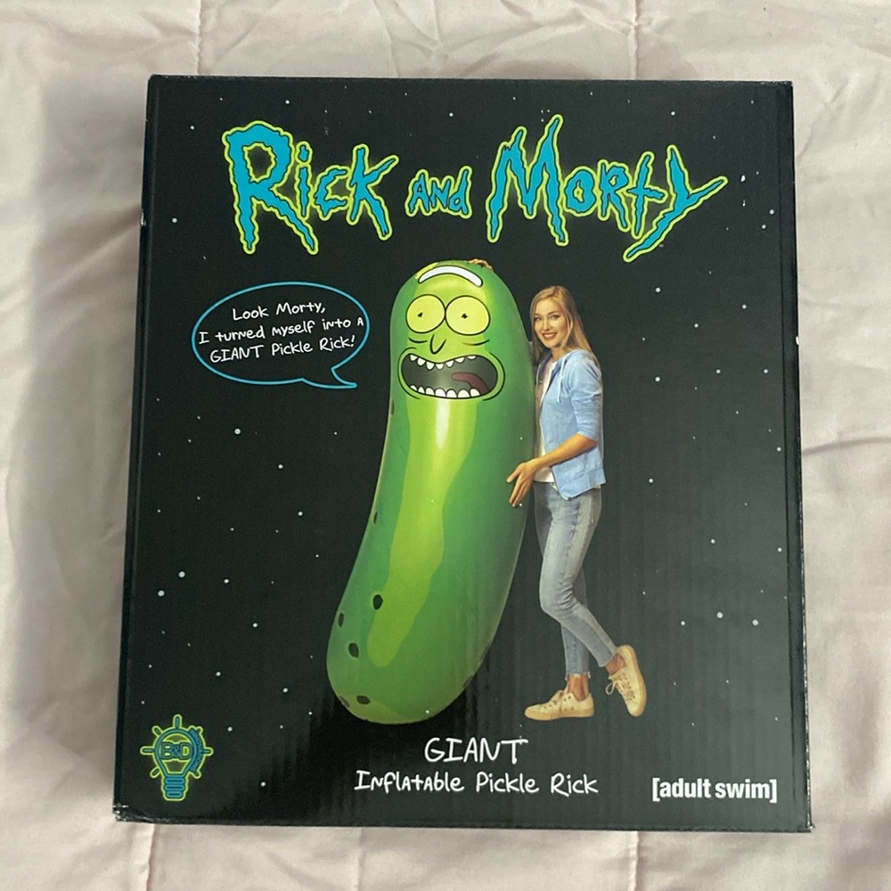 Rick and Morty Giant inflatable Pickle Rick